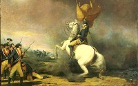 The Battle of Princeton (January 3, 1777) was a battle in which General George Washington's revolutionary forces defeated British forces near Princeton, New Jersey.