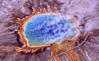 Grand Prismatic Spring in Yellowstone National Park is the largest hot spring in the United States, and the third largest in the world.