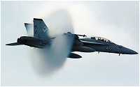 The sound barrier refers to the point at which an aircraft exceeds the speed of sound.